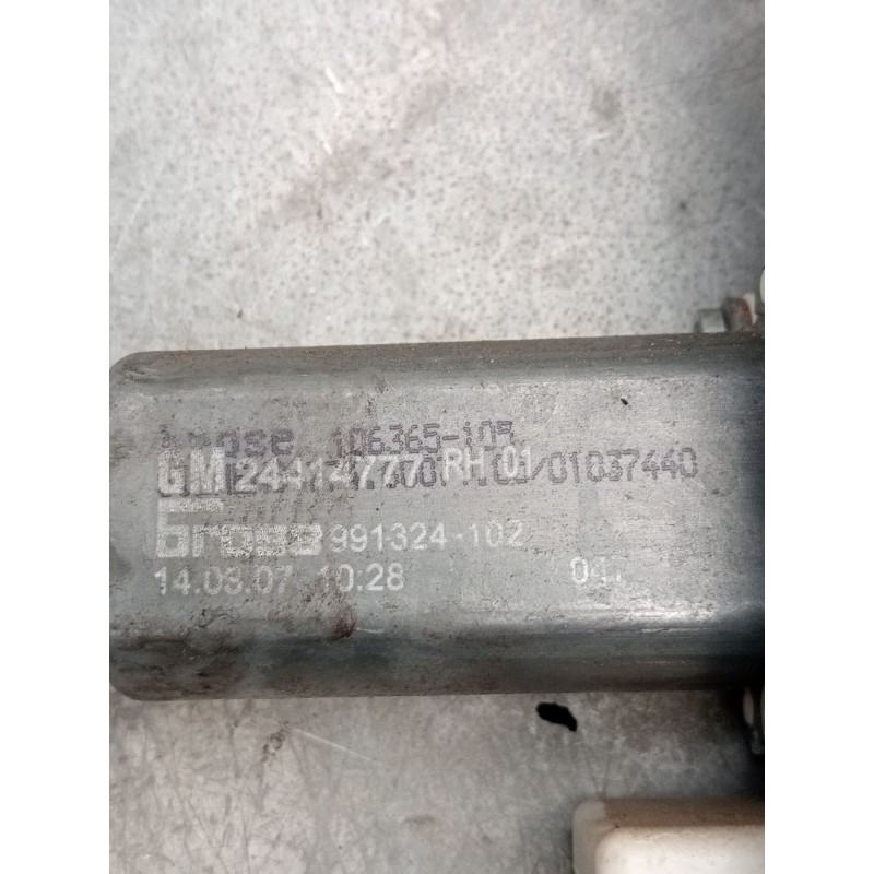 Recambio de elevalunas trasero derecho para opel vectra c gts (z02) 1.8 (f68) referencia OEM IAM 24414777 4p 991324102
