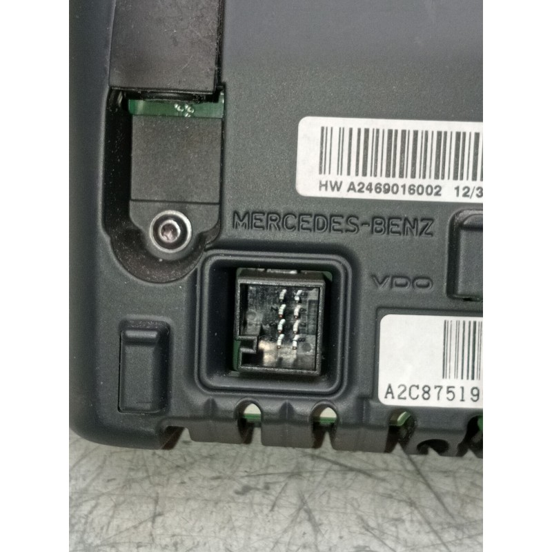 Recambio de pantalla multifuncion para mercedes-benz clase a (w176) a 180 cdi blueefficiency (176.012) referencia OEM IAM A24690