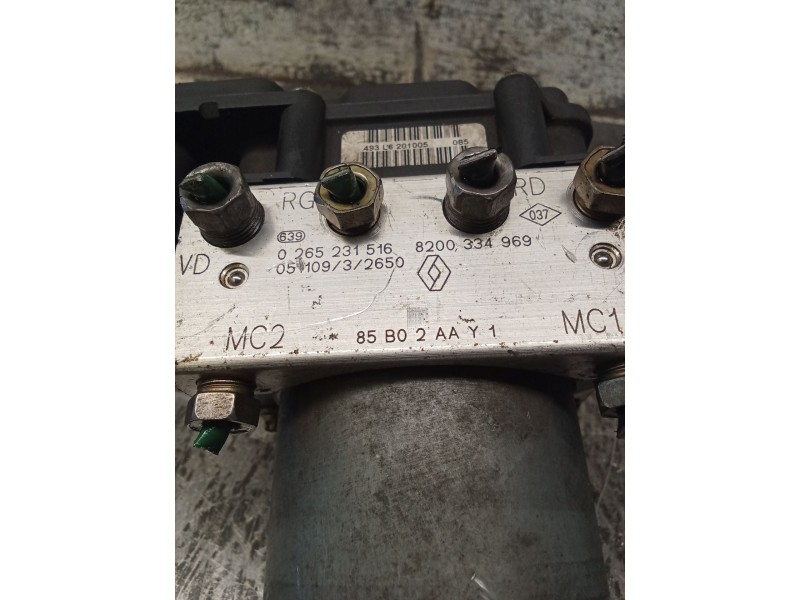 Recambio de abs para renault clio iii (br0/1, cr0/1) 1.5 dci (br0h, cr0h, cr1s, br1s) referencia OEM IAM 0265231516 8200334969 0