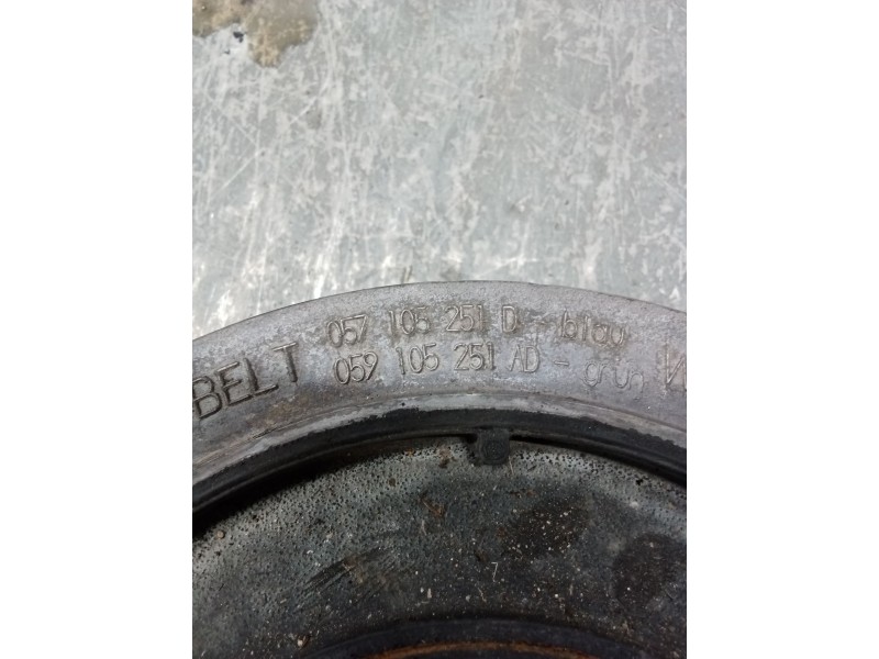 Recambio de polea cigueñal para audi a6 allroad c6 (4fh) 2.7 tdi quattro referencia OEM IAM 057105251D 059105251AD 