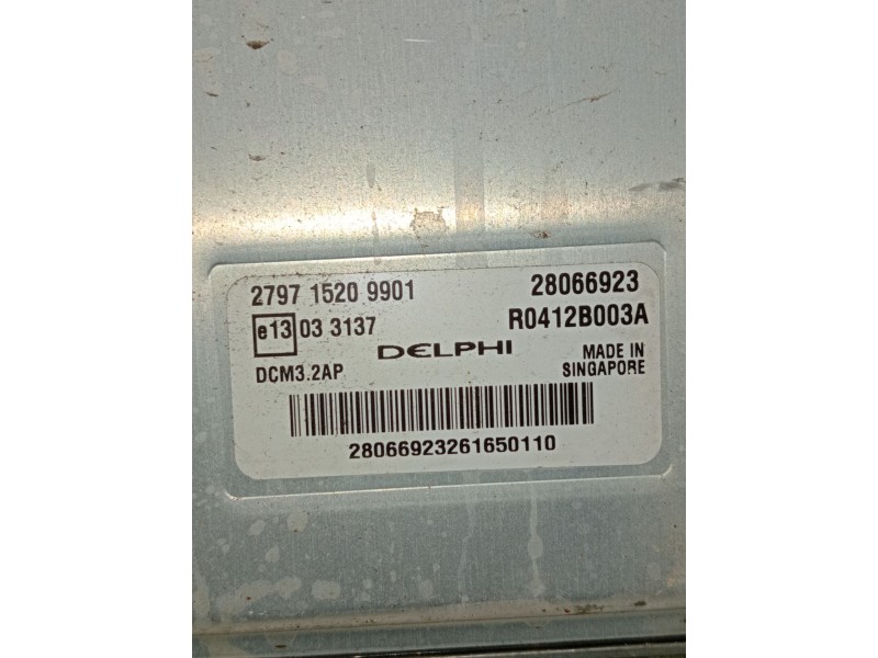 Recambio de centralita motor uce para tata xenon pick-up 2.2 dicor 4x4 referencia OEM IAM 279715209901 28066923 R0412B003A