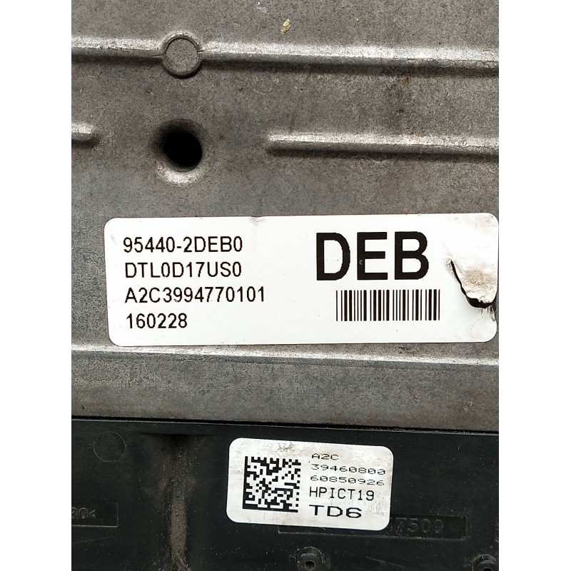 Recambio de centralita motor uce para hyundai tucson (tl, tle) 1.7 crdi referencia OEM IAM 954402DEB0 A2C3994770101 TL56YR1D17S0