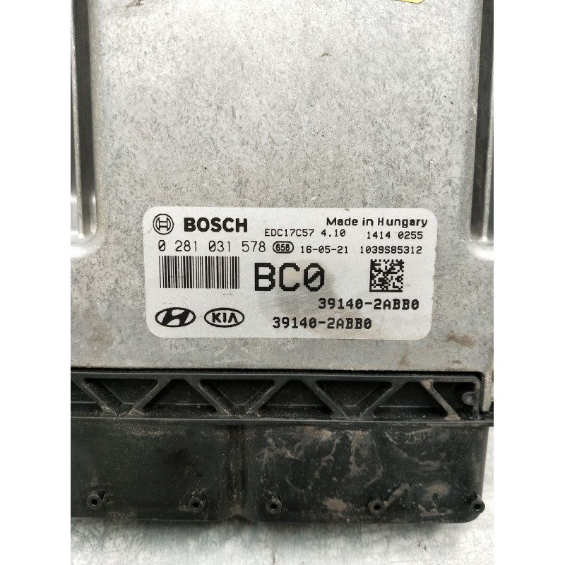 Recambio de centralita motor uce para hyundai tucson (tl, tle) 1.7 crdi referencia OEM IAM 0281031578 391402ABB0 EDC17C57