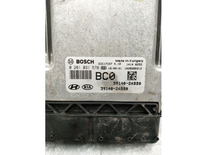 Recambio de centralita motor uce para hyundai tucson (tl, tle) 1.7 crdi referencia OEM IAM 0281031578 391402ABB0 EDC17C57