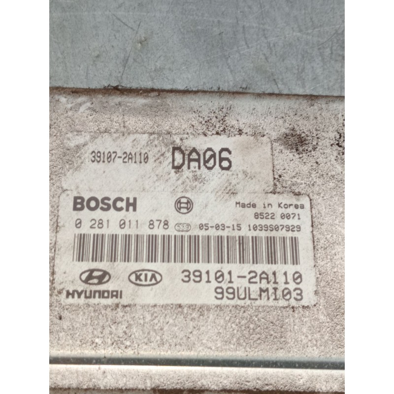 Recambio de centralita motor uce para kia cerato i hatchback (ld) 1.5 crdi referencia OEM IAM 0281011878 391012A110 