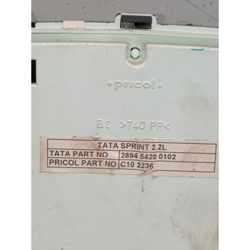 Recambio de cuadro instrumentos para tata xenon pick-up 2.2 dicor 4x4 referencia OEM IAM 289454200102 C102236 