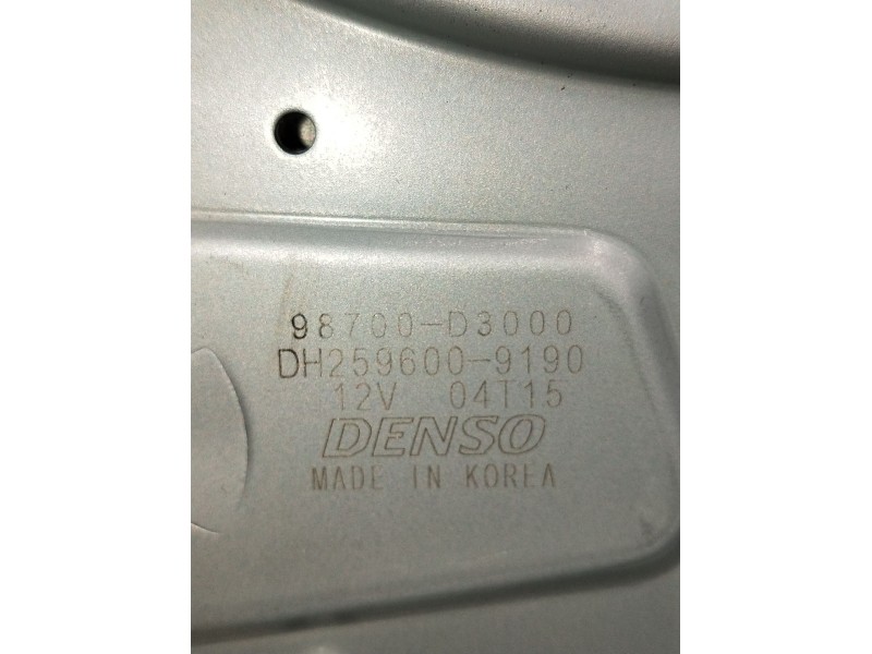 Recambio de motor limpia trasero para hyundai tucson (tl, tle) 1.7 crdi referencia OEM IAM 98700D3000 DH2596009190 