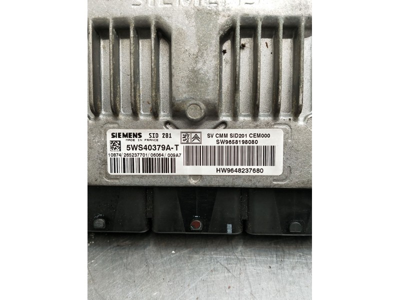 Recambio de centralita motor uce para peugeot 407 coupé (6c_) 2.7 hdi referencia OEM IAM 9658198080 HW9648237680 5WS40379A