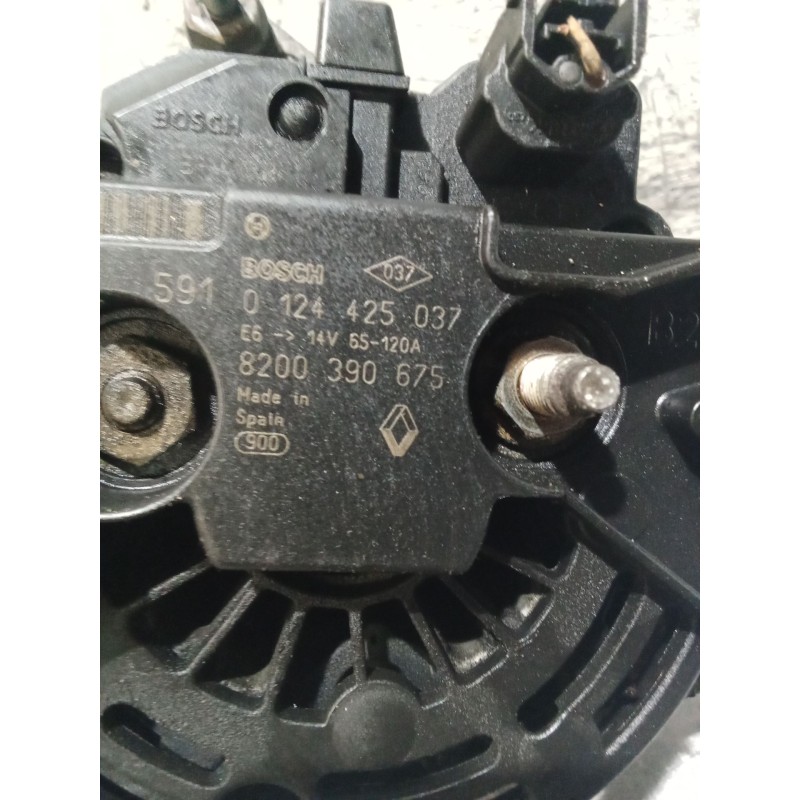 Recambio de alternador para renault clio iii (br0/1, cr0/1) 1.5 dci (br0h, cr0h, cr1s, br1s) referencia OEM IAM 0124425037 82003