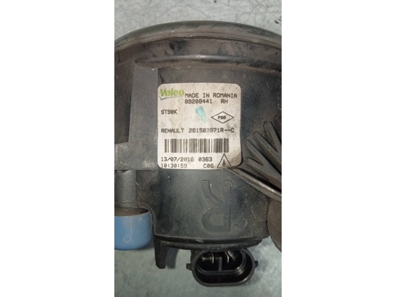 Recambio de faro antiniebla derecho para renault kadjar experience referencia OEM IAM 261503971R 89208441RH 