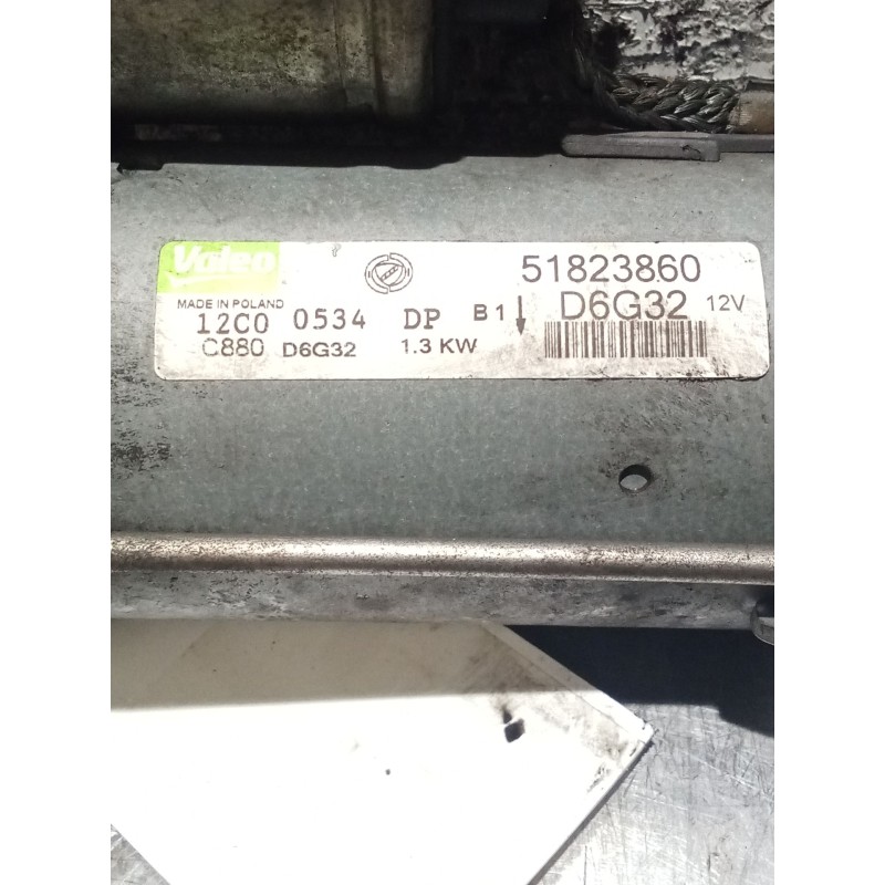 Recambio de motor arranque para fiat punto evo (199_) 1.3 d multijet (199axd1b, 199axd1a, 199bxd1b, 199bxd1a,... referencia OEM 