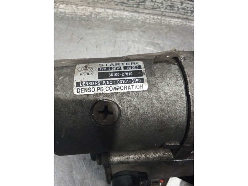 Recambio de motor arranque para kia sportage ii (je_, km_) 2.0 crdi referencia OEM IAM 3610027010  