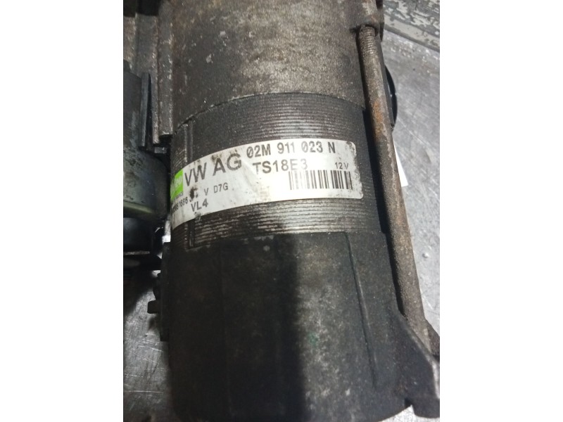 Recambio de motor arranque para volkswagen passat b6 (3c2) 2.0 tdi 16v referencia OEM IAM 02M911023N  