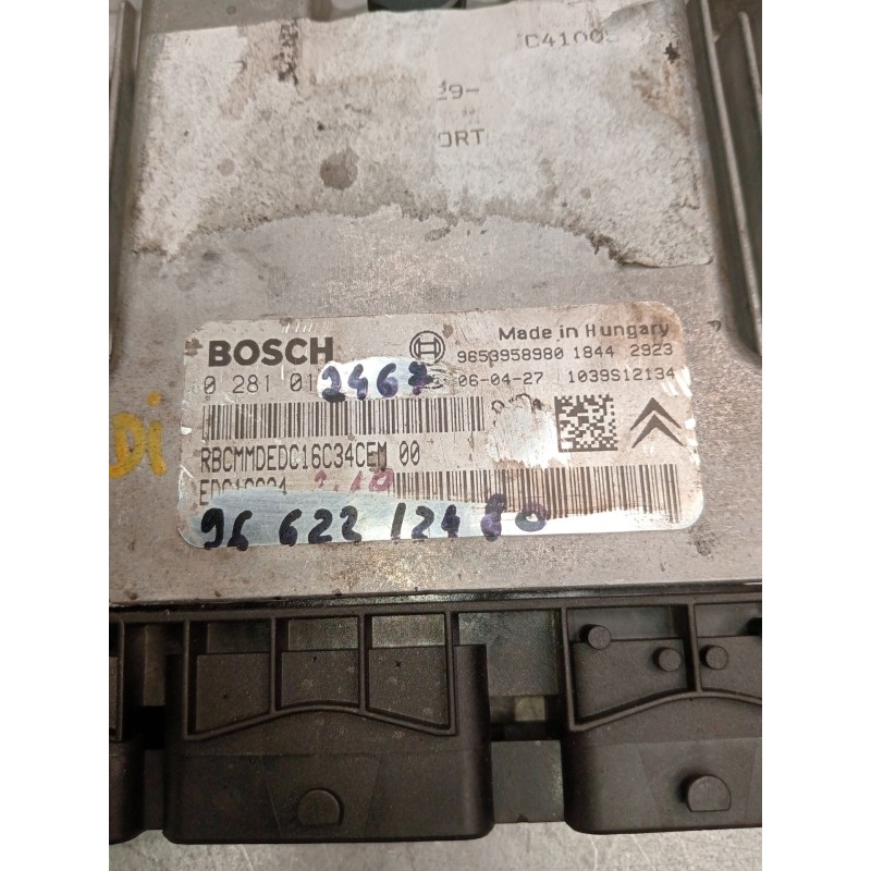 Recambio de centralita motor uce para peugeot 207/207+ (wa_, wc_) 1.6 hdi referencia OEM IAM 0281012467 9653958980 9662212480