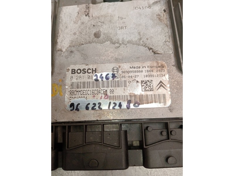Recambio de centralita motor uce para peugeot 207/207+ (wa_, wc_) 1.6 hdi referencia OEM IAM 0281012467 9653958980 9662212480