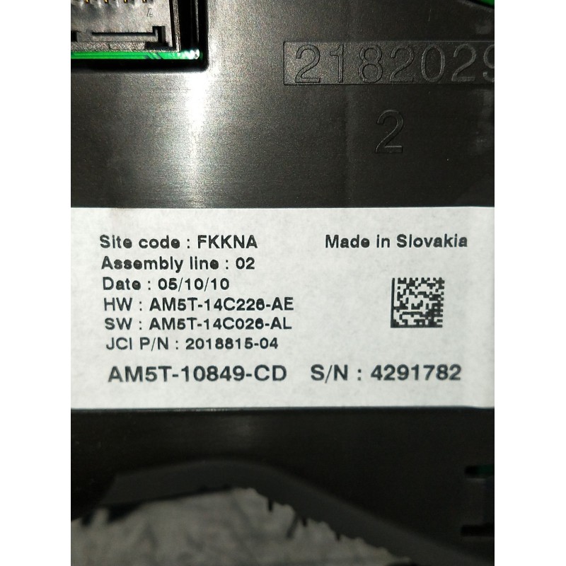 Recambio de cuadro instrumentos para ford c-max ii (dxa/cb7, dxa/ceu) 1.6 tdci referencia OEM IAM AM5T10849CD AM5T14C226AE AM5T1