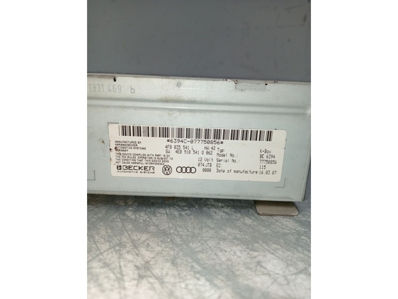Recambio de sistema audio / radio cd para audi a6 allroad c6 (4fh) 2.7 tdi quattro referencia OEM IAM 4F0035451L  