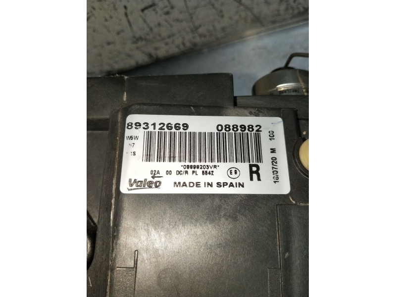 Recambio de faro derecho para volkswagen passat b6 (3c2) 2.0 tdi 16v 4motion referencia OEM IAM 89312669  