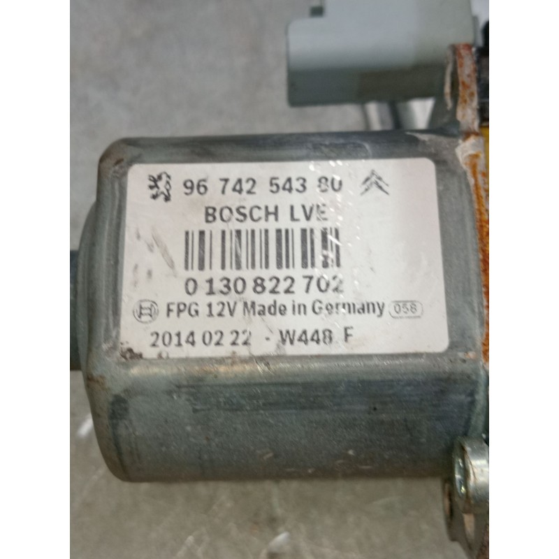 Recambio de elevalunas delantero derecho para peugeot 208 i (ca_, cc_) 1.4 hdi referencia OEM IAM 9674254380 5P 0130822702