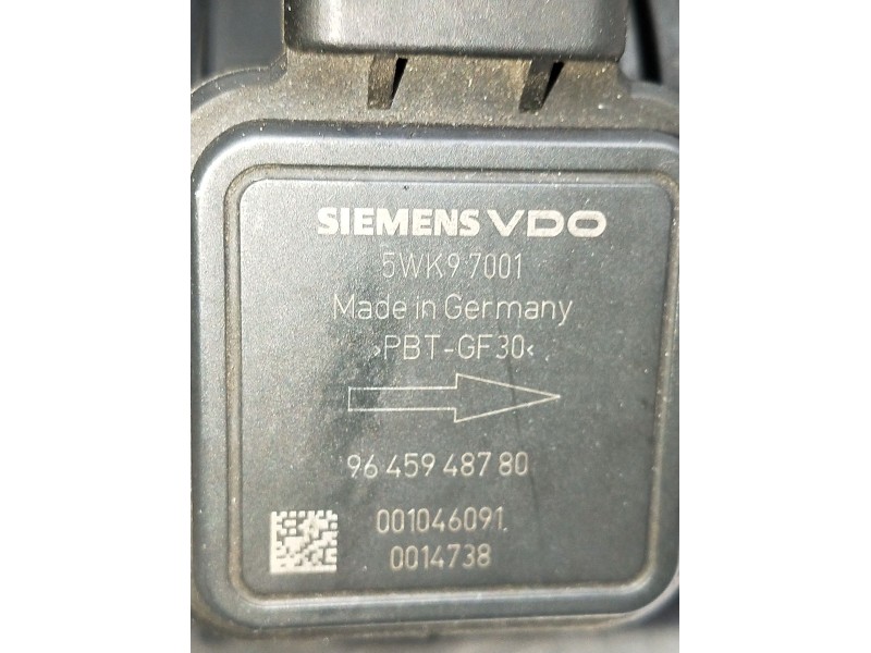 Recambio de caudalimetro para peugeot 407 coupé (6c_) 2.7 hdi referencia OEM IAM 5WK97001 9645948780 001046091