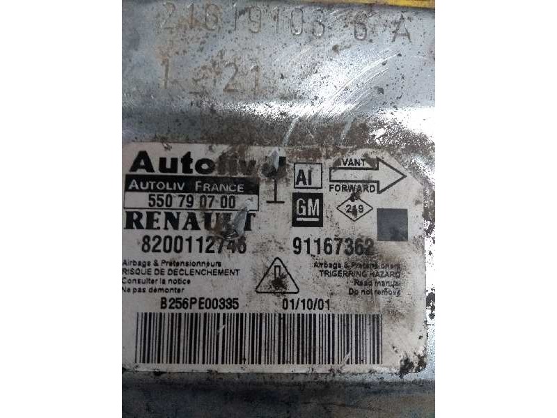 Recambio de centralita airbag para renault trafic caja cerrada (ab 4.01) l2h1 caja cerrada, largo referencia OEM IAM 550790700 8