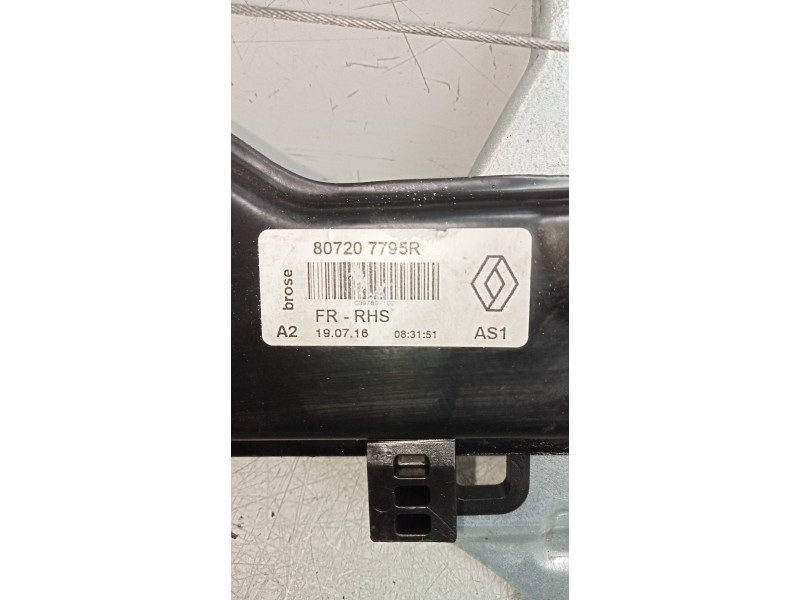Recambio de elevalunas delantero derecho para renault kadjar experience referencia OEM IAM 087207795R  