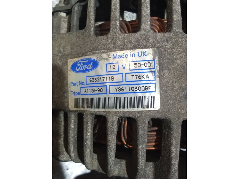 Recambio de alternador para ford fiesta iv (ja_, jb_) 1.8 di referencia OEM IAM 63321711B  