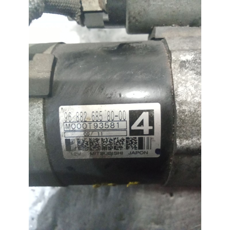 Recambio de motor arranque para peugeot 207/207+ (wa_, wc_) 1.6 hdi referencia OEM IAM 968826858000  