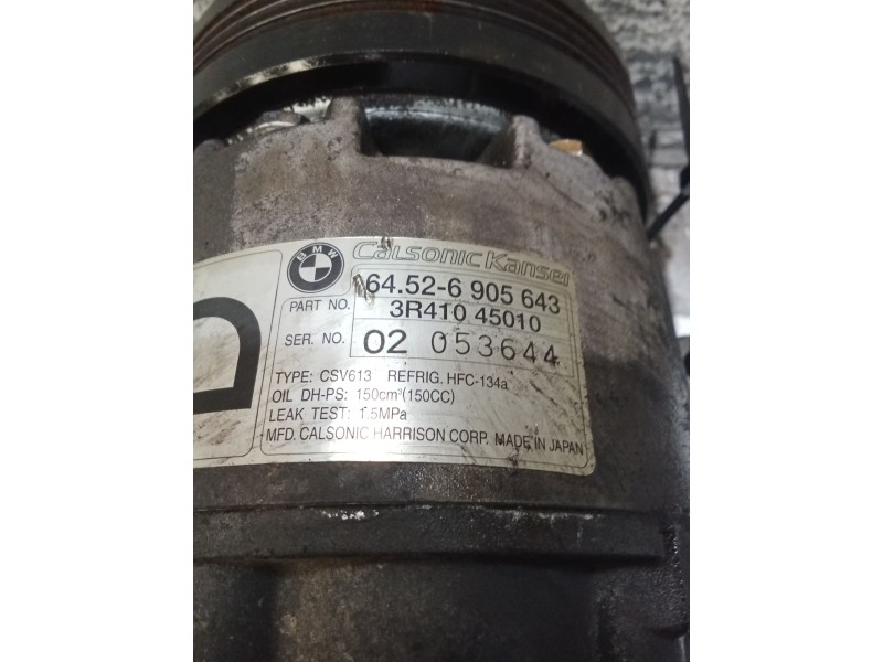 Recambio de compresor aire acondicionado para bmw 3 (e46) 320 d referencia OEM IAM 3R41045010  