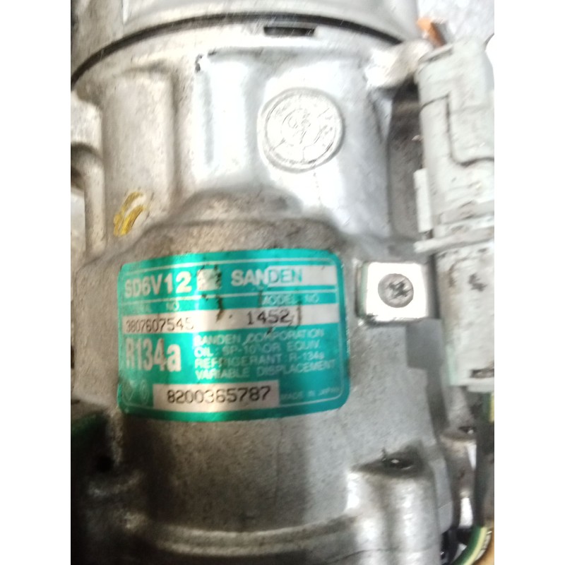 Recambio de compresor aire acondicionado para renault clio iii (br0/1, cr0/1) 1.5 dci (br0h, cr0h, cr1s, br1s) referencia OEM IA