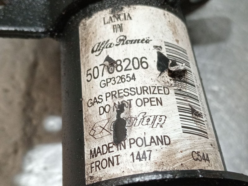 Recambio de amortiguador delantero izquierdo para fiat bravo ii (198_) 1.9 d multijet (198axc1b) referencia OEM IAM 50708206 GP3