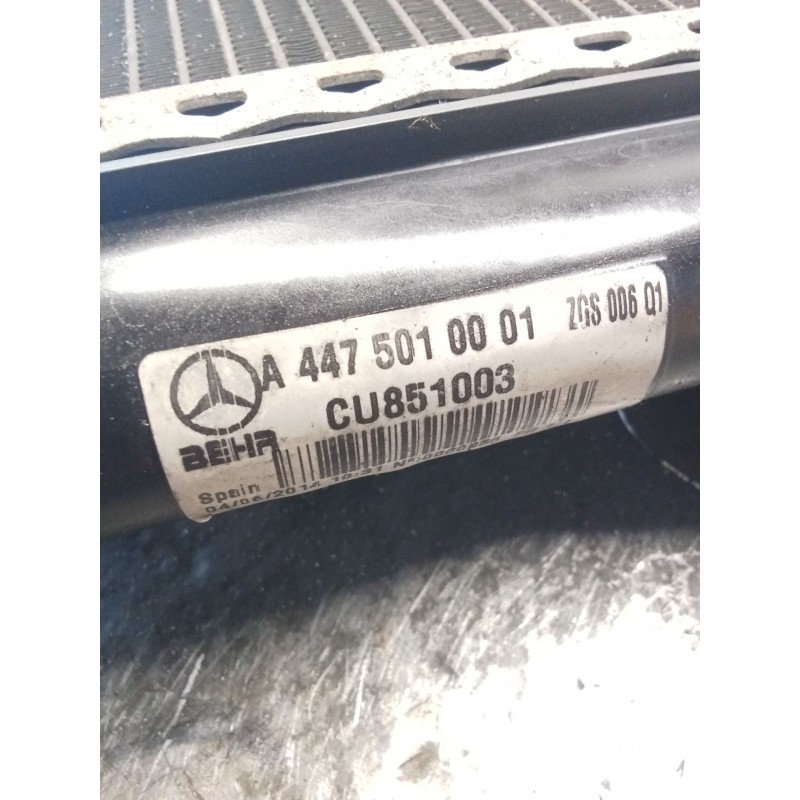 Recambio de radiador agua para mercedes-benz clase v (w447) v 200 cdi / d (447.811, 447.813, 447.815) referencia OEM IAM A447501