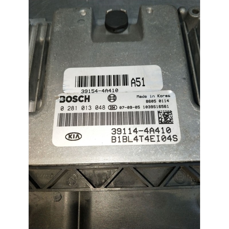 Recambio de centralita motor uce para kia sorento i (jc) 2.5 crdi referencia OEM IAM 0281013048 391544A410 86050114 B1BL4T4EI01S