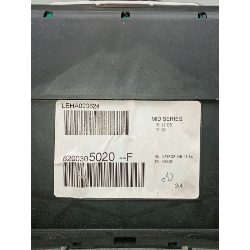 Recambio de cuadro instrumentos para renault clio iii (br0/1, cr0/1) 1.5 dci (br0h, cr0h, cr1s, br1s) referencia OEM IAM 8200305