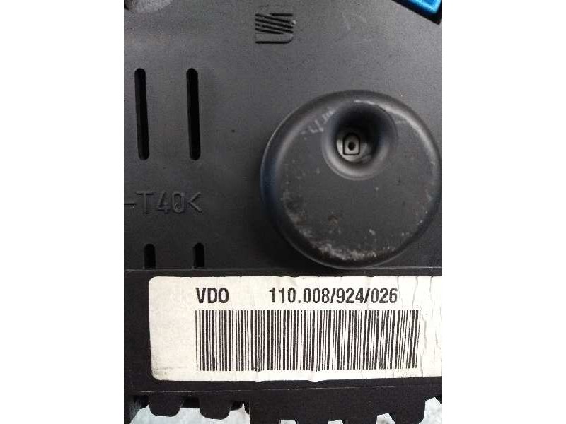 Recambio de cuadro instrumentos para seat ibiza (6k1) select referencia OEM IAM 110008924026 W06K0920801C 