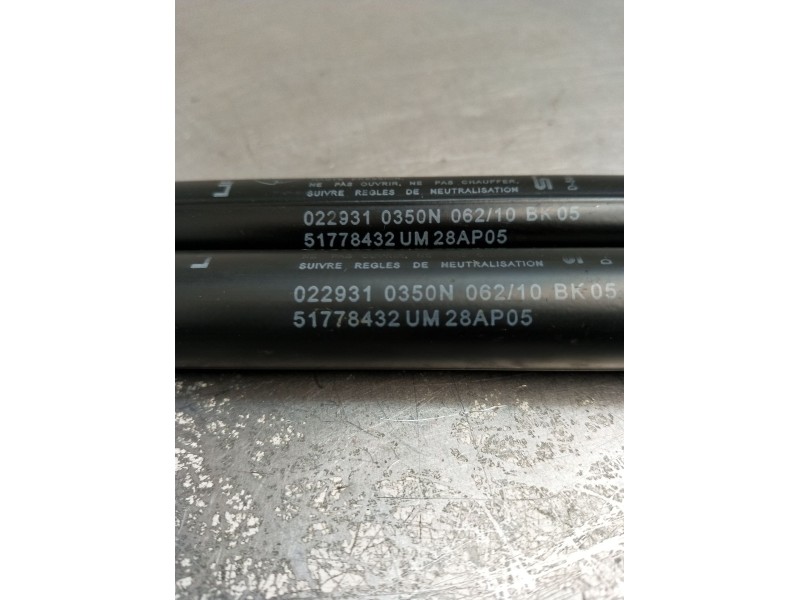 Recambio de amortiguadores maletero / porton para fiat punto evo (199_) 1.3 d multijet (199axd1b, 199axd1a, 199bxd1b, 199bxd1a,.