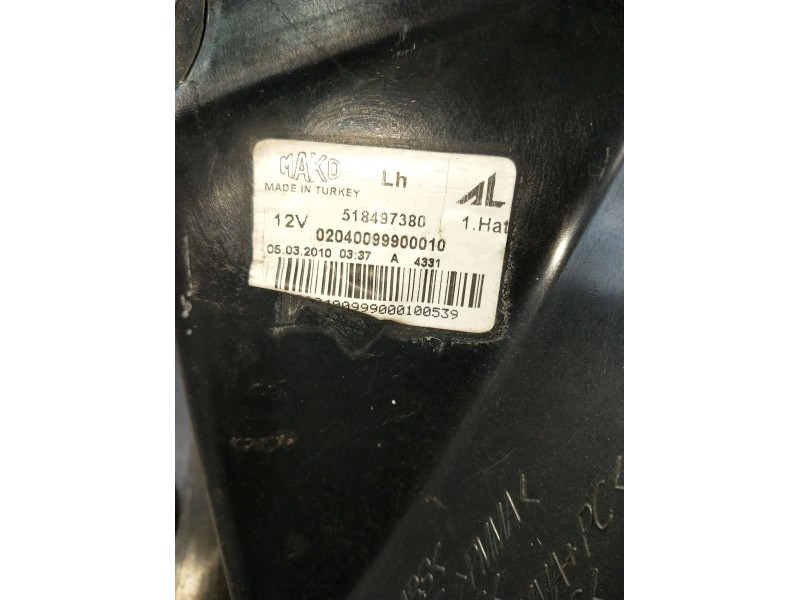 Recambio de piloto trasero derecho para fiat punto evo (199_) 1.3 d multijet (199axd1b, 199axd1a, 199bxd1b, 199bxd1a,... referen