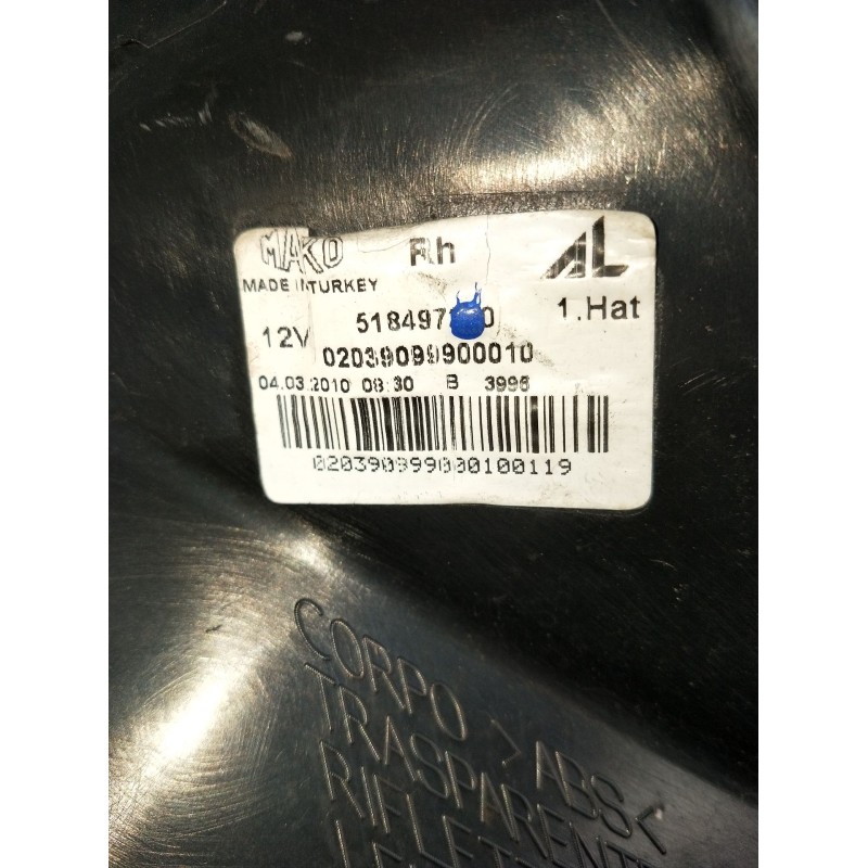 Recambio de piloto trasero izquierdo para fiat punto evo (199_) 1.3 d multijet (199axd1b, 199axd1a, 199bxd1b, 199bxd1a,... refer