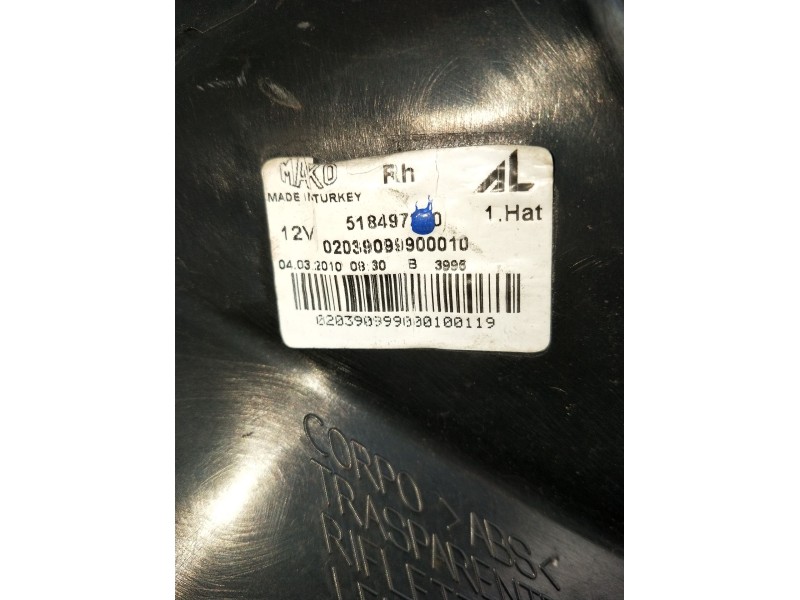 Recambio de piloto trasero izquierdo para fiat punto evo (199_) 1.3 d multijet (199axd1b, 199axd1a, 199bxd1b, 199bxd1a,... refer