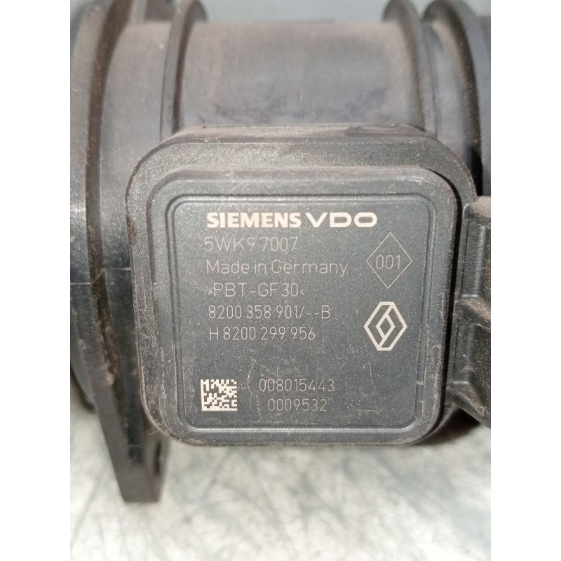 Recambio de caudalimetro para renault clio iii (br0/1, cr0/1) 1.5 dci (br0h, cr0h, cr1s, br1s) referencia OEM IAM 5WK97007 82003