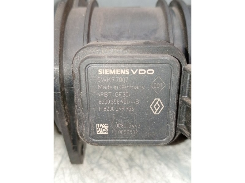 Recambio de caudalimetro para renault clio iii (br0/1, cr0/1) 1.5 dci (br0h, cr0h, cr1s, br1s) referencia OEM IAM 5WK97007 82003