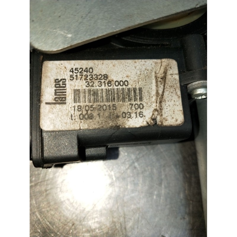 Recambio de elevalunas trasero izquierdo para fiat punto evo (199_) 1.3 d multijet (199axd1b, 199axd1a, 199bxd1b, 199bxd1a,... r