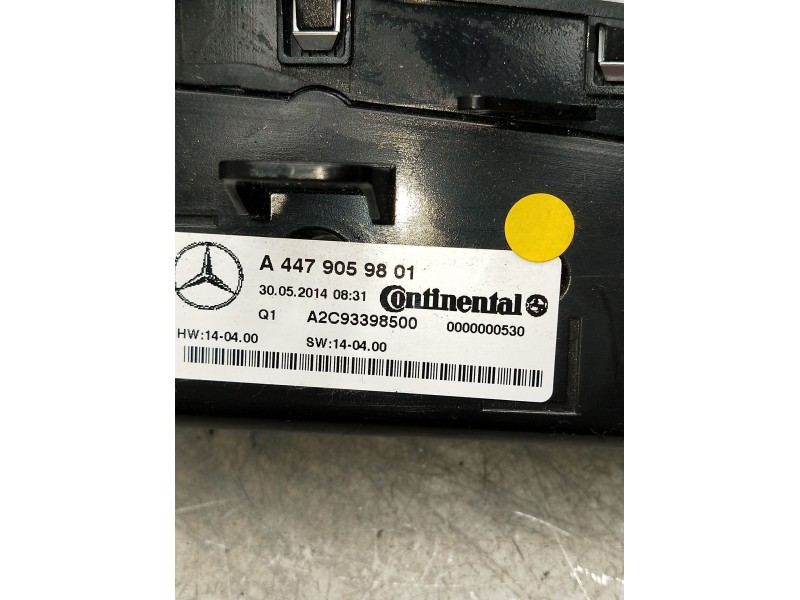 Recambio de mando calefaccion / aire acondicionado para mercedes-benz clase v (w447) v 200 cdi / d (447.811, 447.813, 447.815) r