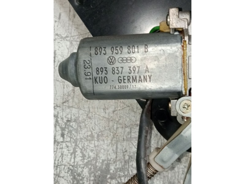 Recambio de elevalunas delantero izquierdo para audi 90 b3 (893, 894, 8a2) 2.3 e referencia OEM IAM 893959801B 4P 893837397A