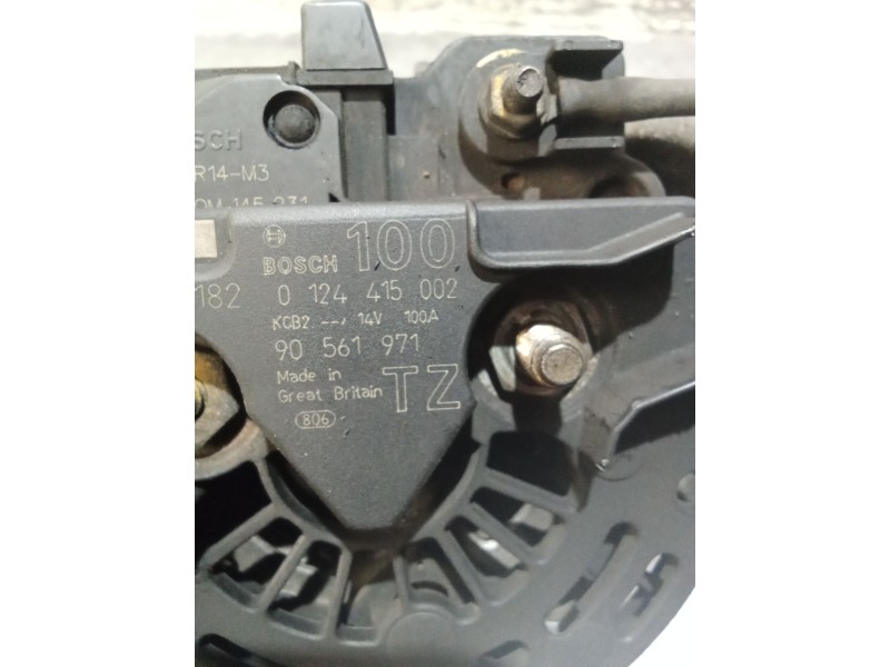 Recambio de alternador para opel zafira a monospace (t98) 1.8 16v (f75) referencia OEM IAM 0124415002  