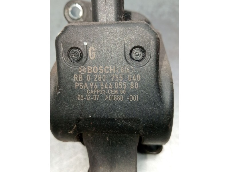 Recambio de potenciometro pedal para peugeot 207/207+ (wa_, wc_) 1.6 hdi referencia OEM IAM 0280755040 9654405580 