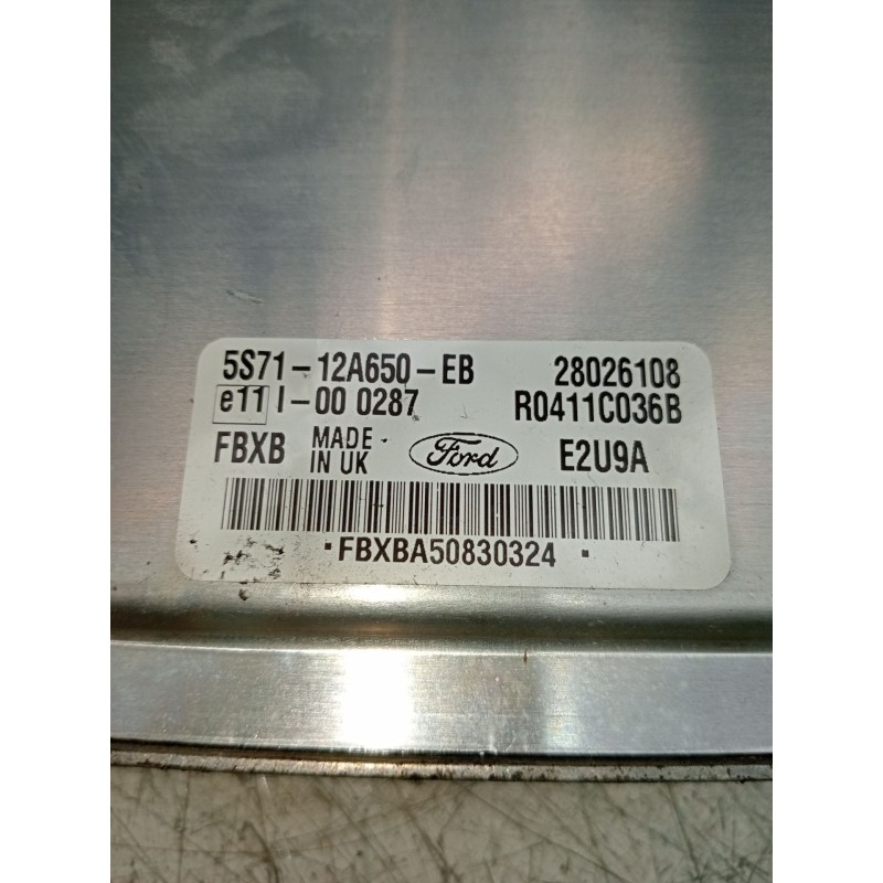 Recambio de centralita motor uce para ford mondeo iii (b5y) 2.0 16v tddi / tdci referencia OEM IAM 5S7112A650EB R0411C036B 