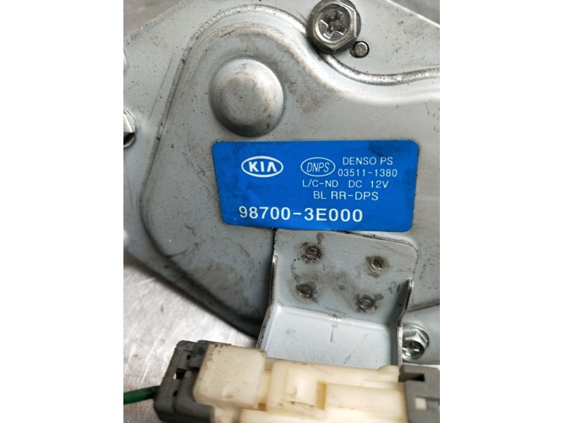 Recambio de motor limpia trasero para kia sorento i (jc) 2.5 crdi referencia OEM IAM 987003E000 035111380 