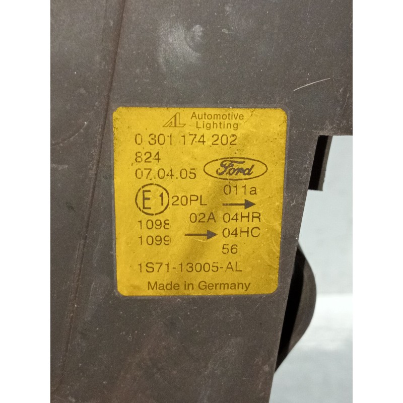 Recambio de faro derecho para ford mondeo iii (b5y) 2.0 16v tddi / tdci referencia OEM IAM 0301174202 1S7113005AL 