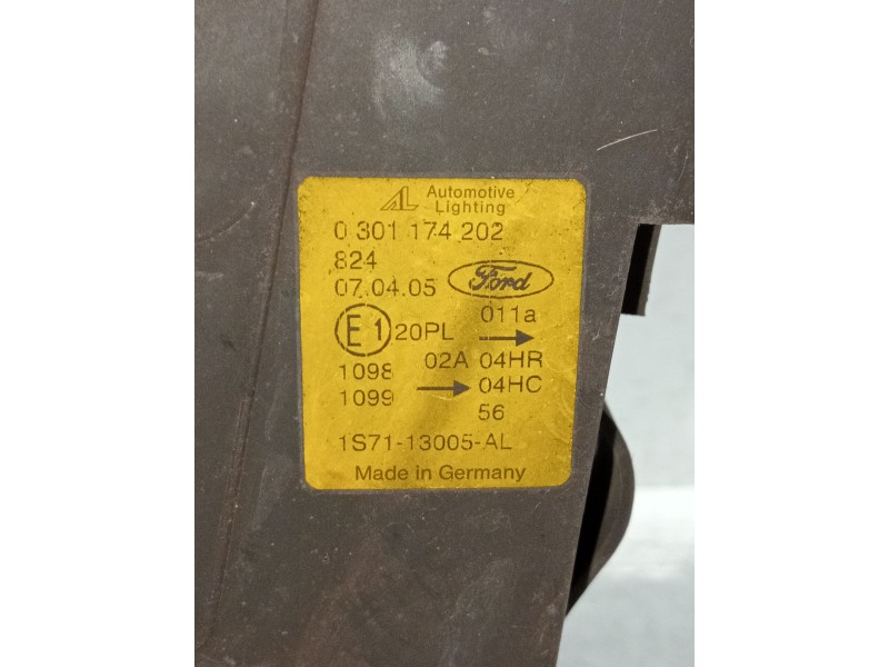 Recambio de faro derecho para ford mondeo iii (b5y) 2.0 16v tddi / tdci referencia OEM IAM 0301174202 1S7113005AL 